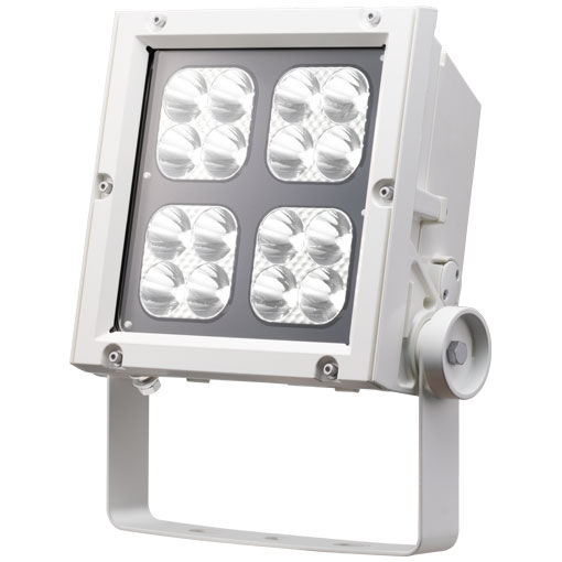 岩崎　ＬＥＤｉｏｃ　ＦＬＯＯＤ　ＮＥＯ（レディオック　フラッド　ネオ）　ＬＥＤ投光器　１５０クラス　狭角タイプ　昼白色（５０００Ｋ）　本体色：ホワイト　ＬＥＤ一体形　屋外・屋内兼用　耐塩仕様　ECF15040NNSAN8W ※受注生産品