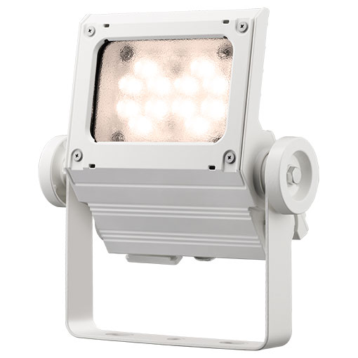 岩崎　LED投光器　LEDiocFLOODNEO(レディオックフラッドネオ)　重耐塩仕様　LED・電源ユニット内蔵形　30クラス　本体色：ホワイト　中角タイプ　電球色(2700K)　ECF3050MLSAN8W ※受注生産品