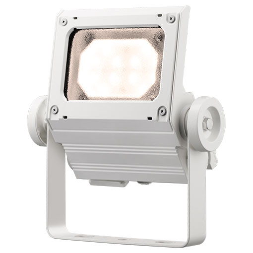岩崎 LED投光照明器 LEDiocFLOODNEO(レディオックフラッドネオ) 重耐塩仕様 LED・ワット数社会的単位内蔵形 30位置付け 本体色：白いこと 超広角印字機 白熱電球色(2700K) ECF3050SWLSAN8W