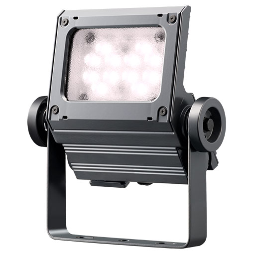 岩崎　LED投光器　LEDiocFLOODNEO(レディオックフラッドネオ)　重耐塩仕様　LED・電源ユニット内蔵形　40クラス　本体色：ダークグレイ　狭角タイプ　白色(4000K)　ECF4050NWSAN8DG ※受注生産品