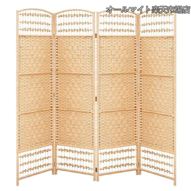 【貨物輸送無料】衝立て 4連 御部屋 分け取り 屏風 中仕切り 高さ120/150/180糎 折りたたみ 軽さ 今めかしい 成し遂げる品 ついたて つつみ隠し 室内 身寄り用 和室 和風