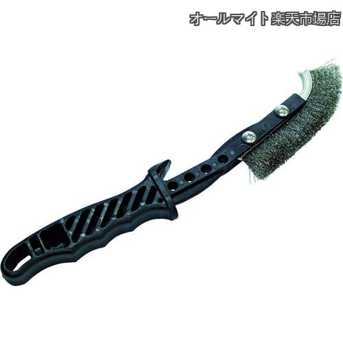 【送料無料】チャンネルブラシ EグリップJ型 ステンレス SUS304 TEBJSUS &times; 10 【ケース販売】｜オールマイト　店