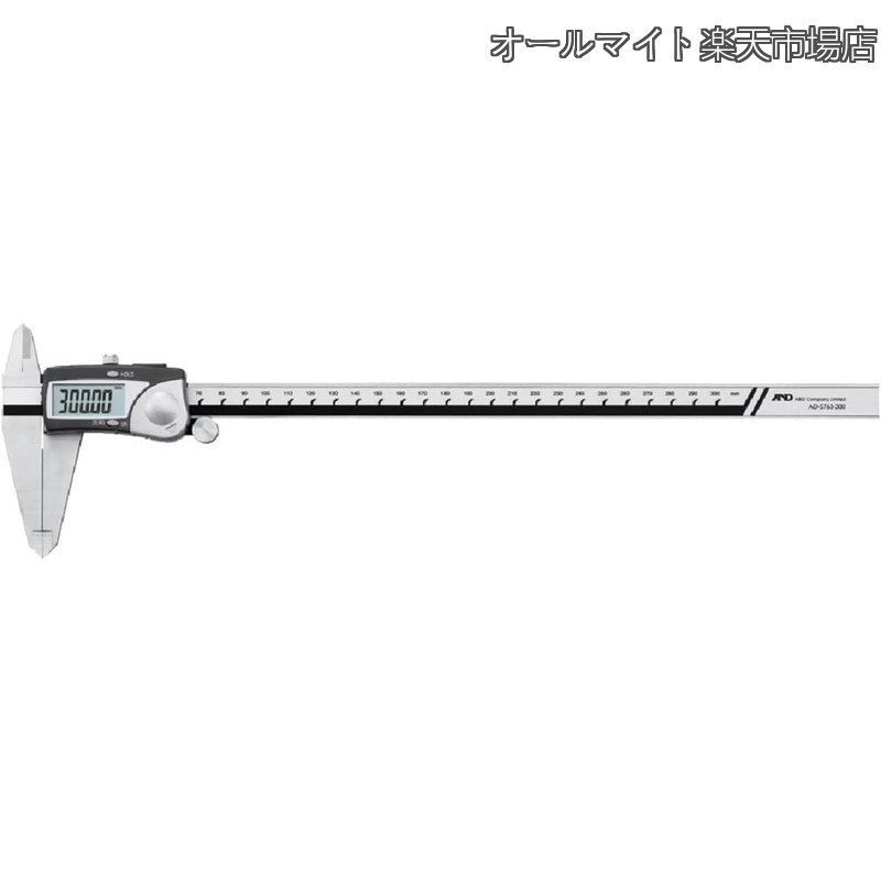 【貨物輸送無料】防滴デジタルノギス AD-5763-300