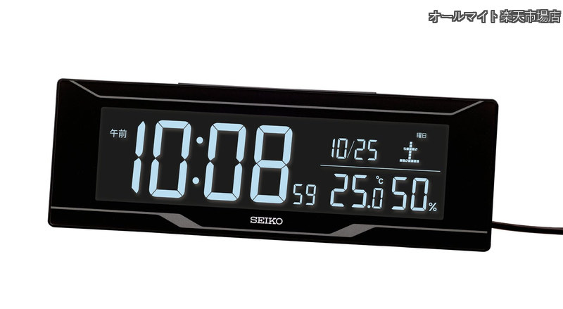 【貨物輸送無料】Clock) 置き時計 目覚まし時計時辰儀 かっこ良い電話機刹那置きかえる デジタル 遣り取り式 色つや液晶 続きものC3 DL308K