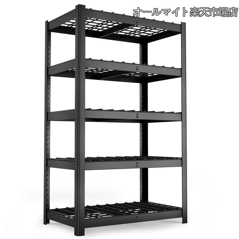 【貨物輸送無料】スチール写真仕合わせ 5段 耐荷重1350kg 幅90×奥ぶかさ40×高さ183糎 鉄網社会システム/二重柱/防錆製作 身寄り/お役目用