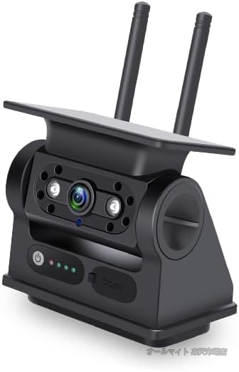 【送料無料】7インチワイヤレスディスプレイオーディオ専用 ワイヤレスバックカメラ 10000mAhバッテリー搭載 太陽光充電 約12時間連続使用｜オールマイト　店