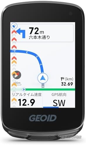【送料無料】2.8インチカラースクリーン GPSサイクルコンピュータ WiFi自動同期 ANT+ Bluetooth ルートナビゲーション 屋内トレーニング対応 5秒高速測位｜オールマイト　店