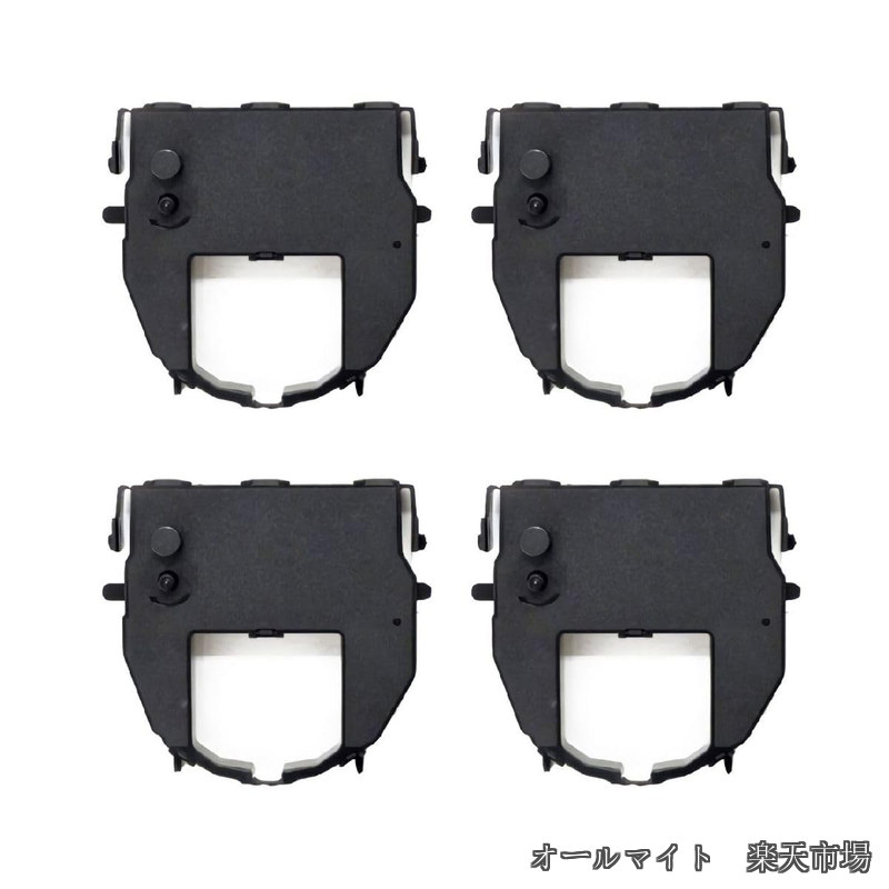 【送料無料】【エコッテ】 NEC (日本電気)用 PR-D720SE-01 インクリボンカセット 黒 4個 PR-D720SEN 720SEN｜オールマイト　店