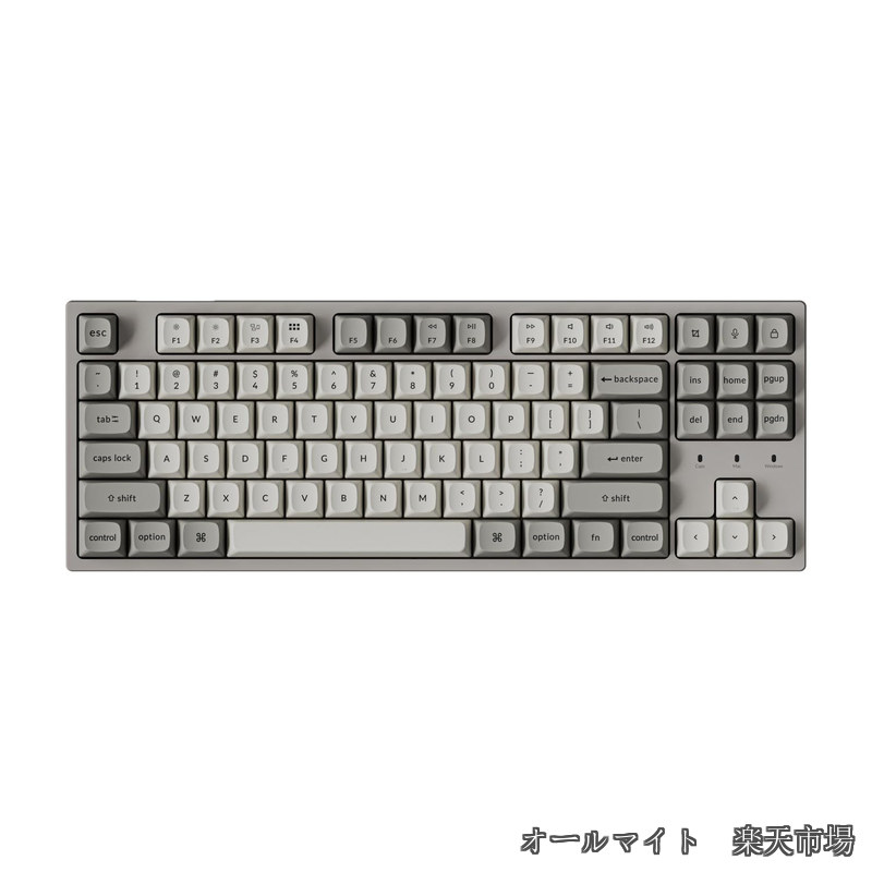 【送料無料】【国内正規品】Keychron C1 Pro 8K QMK/VIA カスタム有線メカニカルキーボード TKL配列 USレイアウト プログラマブル PBTキーキャップ RGBバックライト Keychron Super｜オールマイト　店