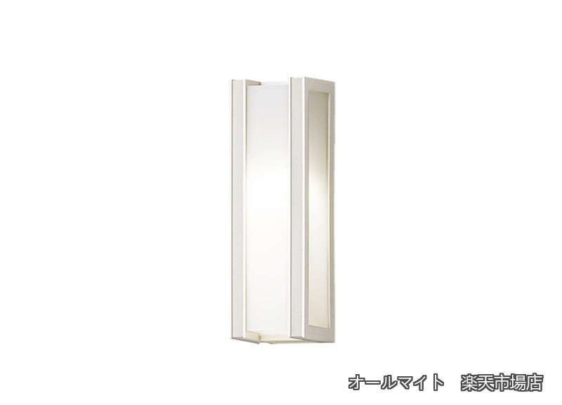 【送料無料】(Panasonic) ポーチライト 勝手口灯 LED電球4.3W1灯 壁直付型 密閉/防雨型 LED電球交換型 電球色 ホワイト/乳白 幅96&times;奥行105&times;高さ300mm LGW85068W｜オールマイト　店 10,053円