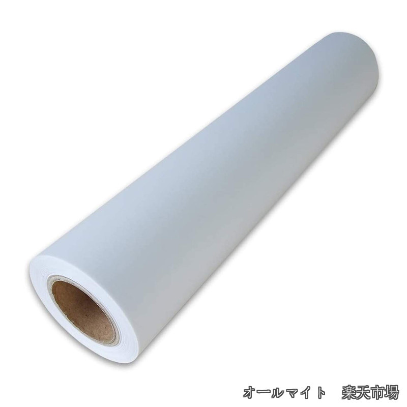 BBEST マット合成紙 グレー糊付 幅610mm(A1ノビ)×30m 1本入 厚さ0.24mm インクジェットロール紙 耐水 撥水 耐久性 破れにくい 粘着 貼り付け マット ツヤ消し ポスター 看板 張り紙 ラベル シール 印刷 業務用 大判プリンター|オールマイト 店