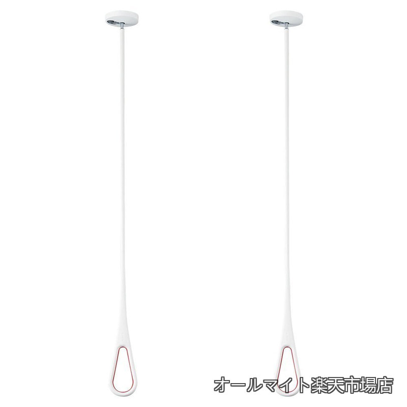【送料無料】ナスタ nasta air series エアフープ　ホワイトｘレッド　Mサイズ（使用時550ミリ）　2本1組 KS-NRP020-MM-WR｜オールマイト　店