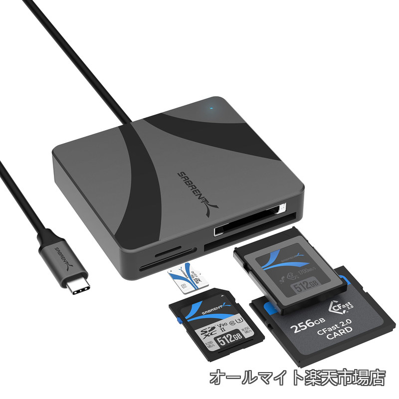 【送料無料】USB-Cマルチカードリーダー(CFexpress Type B、CFast 2.0、microSD/SDカード用)(CR-C4PM)|オールマイト 店