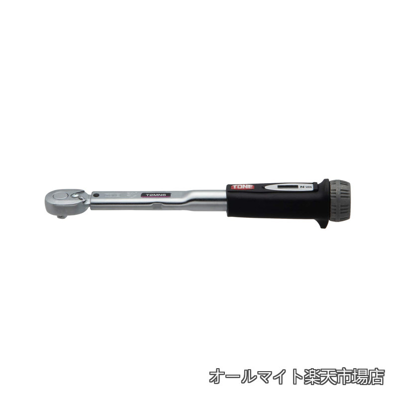 【貨物輸送無料】プレ仕掛ける形トルクレンチ(ダイレクトセットタイプ) T2MN6-QL 差込角6.35粍(1/4\") 黒いこと 6N・m"