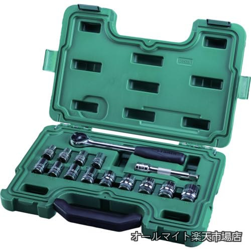 【送料無料】６角ソケットレンチセット 差込角１２．７ｍｍ（１５点） 09525｜オールマイト　店