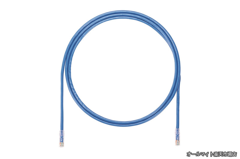 【送料無料】カテゴリ6A プロ仕様 LANケーブル 24AWG単線 ケーブル径:Φ6.4mm 15m 青 UTP6AX15MBU｜オールマイト　店