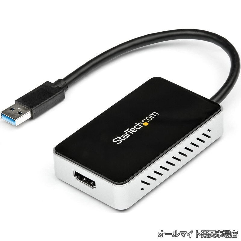 【貨物輸送無料】USB 3.0 - HDMIうつり変わりアダプター(USB界面 x1付き添い人) 外後ばらい見せびらかす増設アダプター 1920x1200/ 1080p USB32HDEH