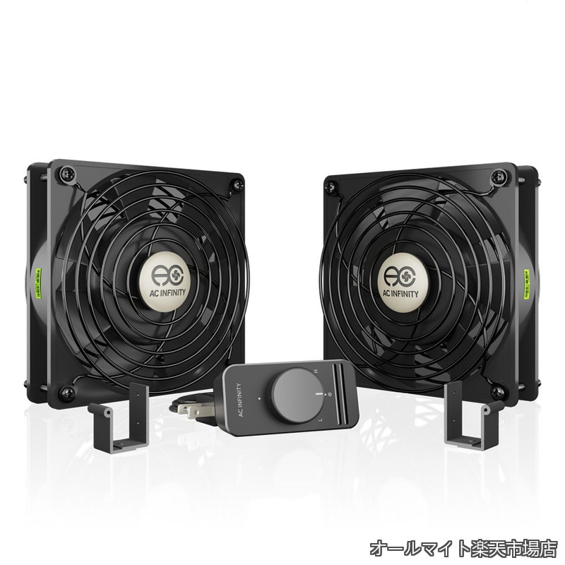 【送料無料】infinity ai-80scx速度制御ファンキットUL認定forキャビネット冷却、シングル80 mm Ranged Dual 120 AI-120SCXD｜オールマイト　店