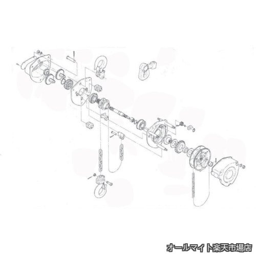 【送料無料】CB010用部品 ウエフック1式 C1FA01010014｜オールマイト　店 7,703円