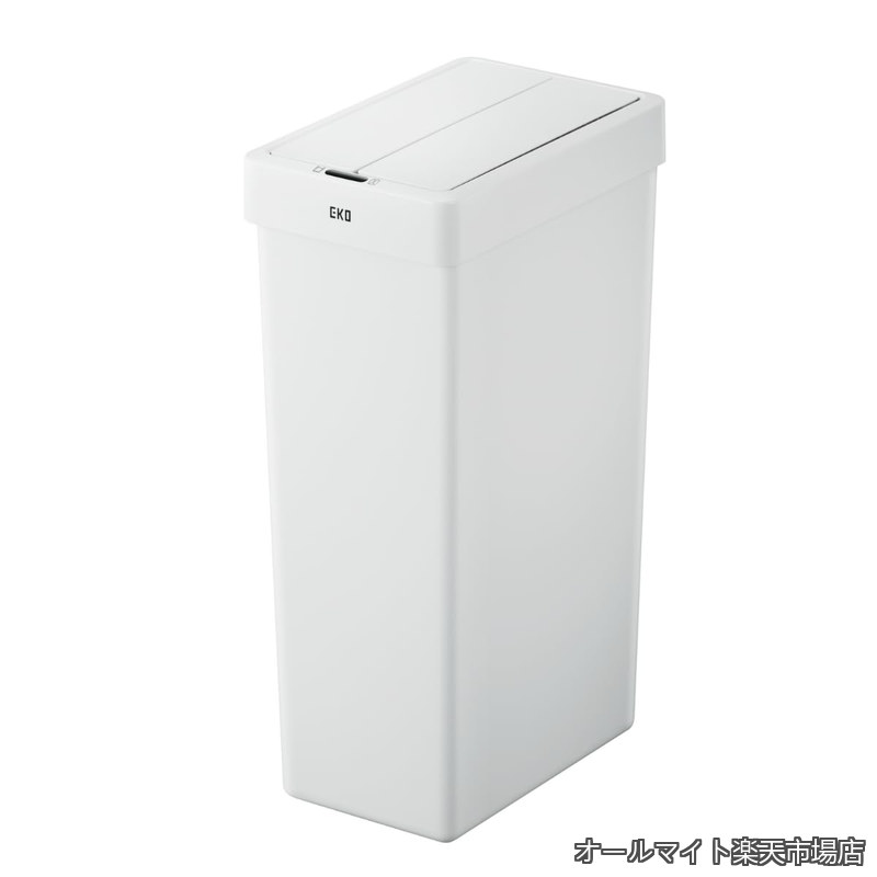 【送料無料】ゴミ箱 自動開閉 エックスウイング ライト センサービン ホワイト 30L ふた付き インナーボックス無し EK6277P-30L-WH|オールマイト 店