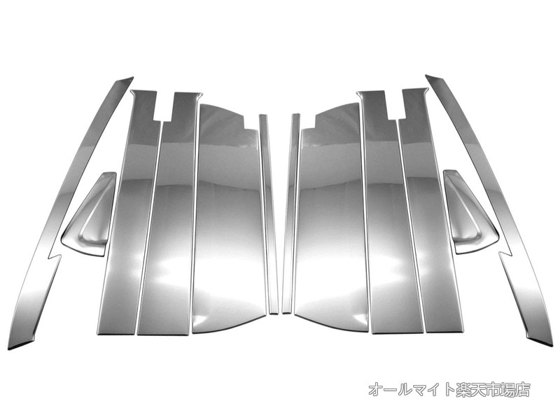 【送料無料】BRIGHTZ ルーミーカスタム M900A M910A 超鏡面ステンレスメッキピラーパネルバイザー有用 12PC 【 PIL&minus;SIL&minus;434 】 M900 M910 900 910 ルーミー カスタム｜オールマイト　店