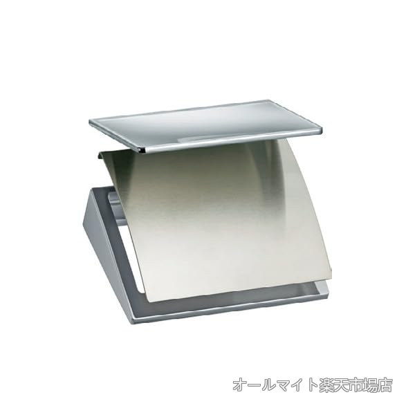 【送料無料】棚付 ペーパーホルダー クローム+ヘアライン SC-457-CT 99897｜オールマイト　店