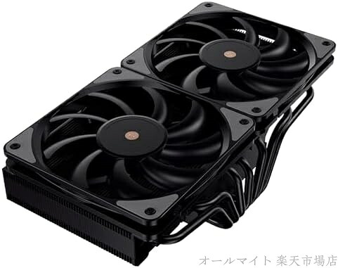 【送料無料】【送料無料】【スモールラボ】JF13K 240mm デュアルファン トップフロー CPUクーラー 空冷クーラー LGA1700/1200/115X AMD:AM5/AM4ソケットに対応 4pin PWM ファン制御 (非発光ブラック)｜オールマイト　店