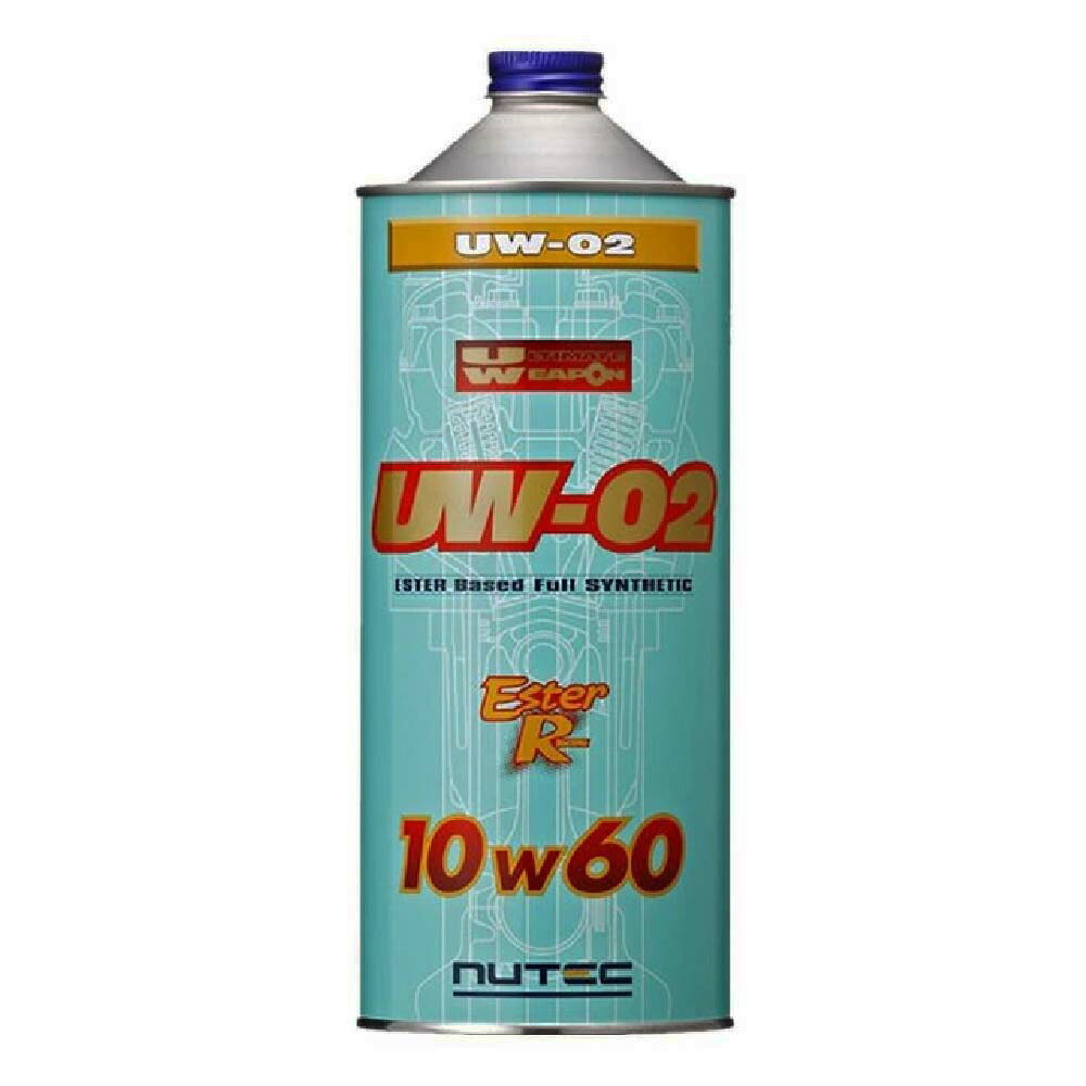 【在庫あり時即日発送】 NUTEC ニューテック Ultimate Weapon エンジンオイル UW-02 10w60 1L 粘度 車 クルマ エンジン オイル 100％化学合成 UW02 10W-60