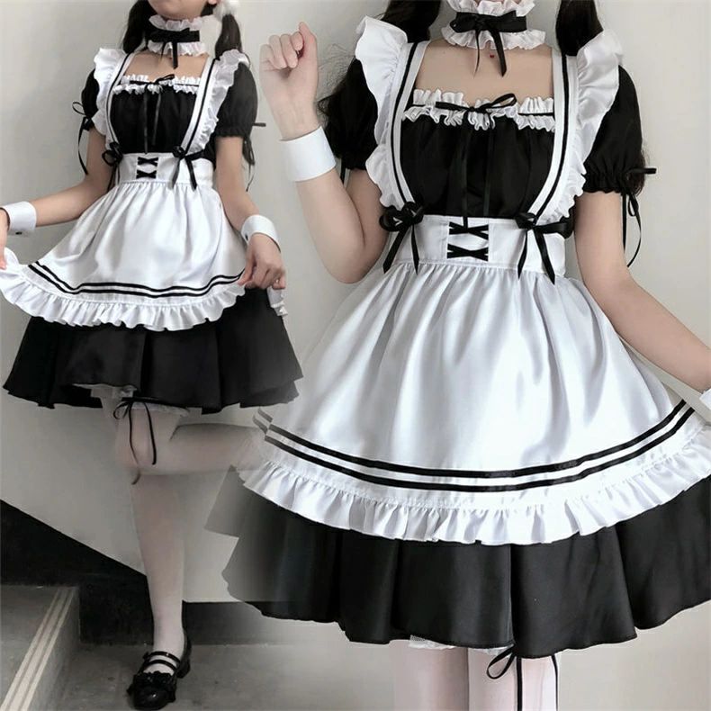 コスプレ仮装 可愛い ハロウイン 大人気 ハロウィン メイド服 仮装 豪華セット 初心者 かわいい セット コスチューム|alloneall