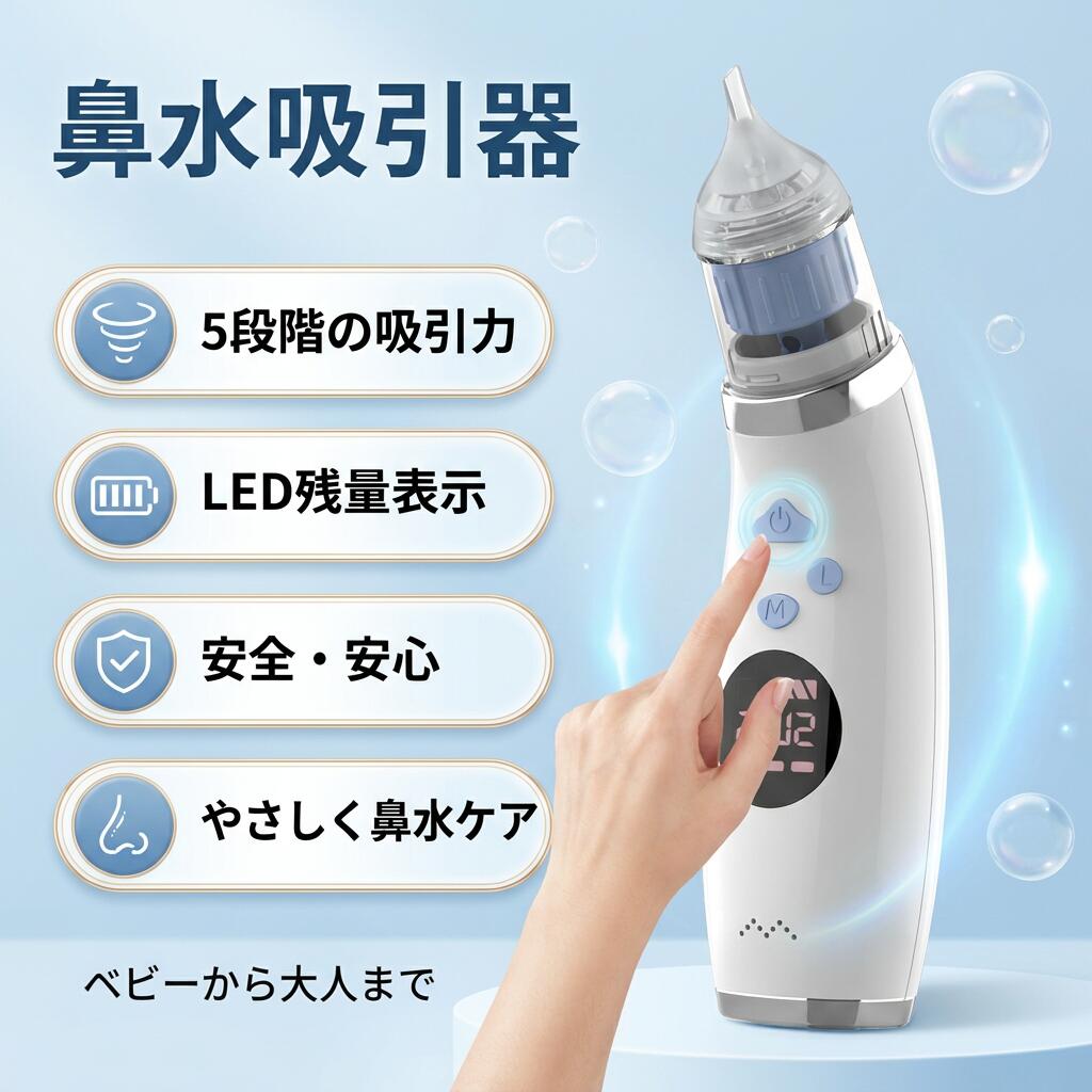 成年者 尖んがり消化 生み出すこと祝賀会 差し上げ物 出で立つ ちびっ子 小型 母の日 父の日 軽さ もの言う花 新生児 5度合いの吸いつける力 子育て勇気付ける 鼻水吸いつける器 防