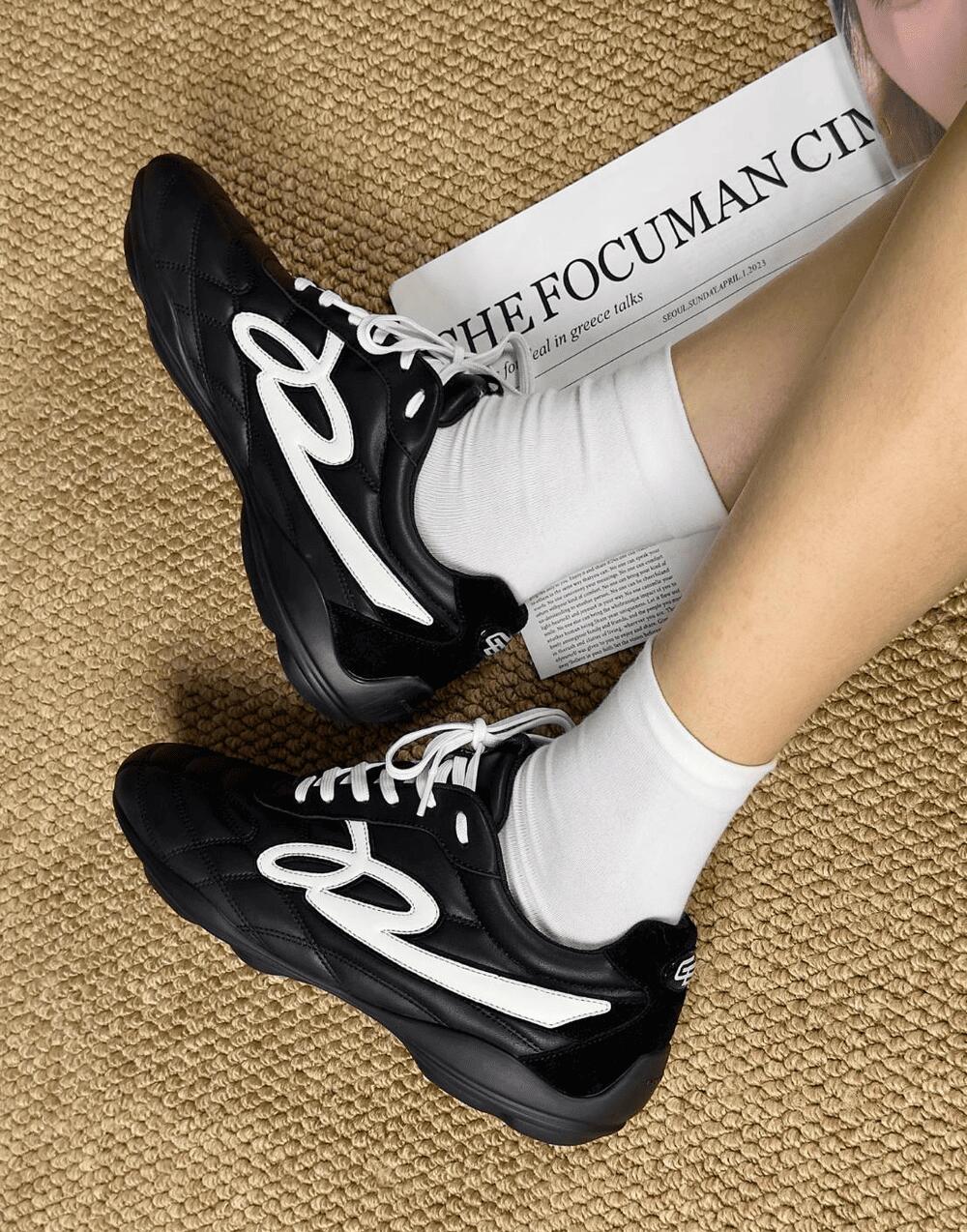 日本未入荷 GOODBAI グッドバイ Wandering Shoes Black ワンダリングシューズ 黒いこと 男女兼用大人気スニーカー B25SSFWG003-BK