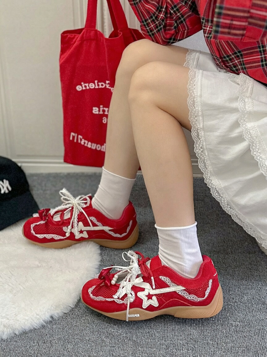 日本未入荷 RIPSTAR ballet jane リップスター バレッドジェイン レディース バレエシューズ カルミン レッド BR006f|jelly
