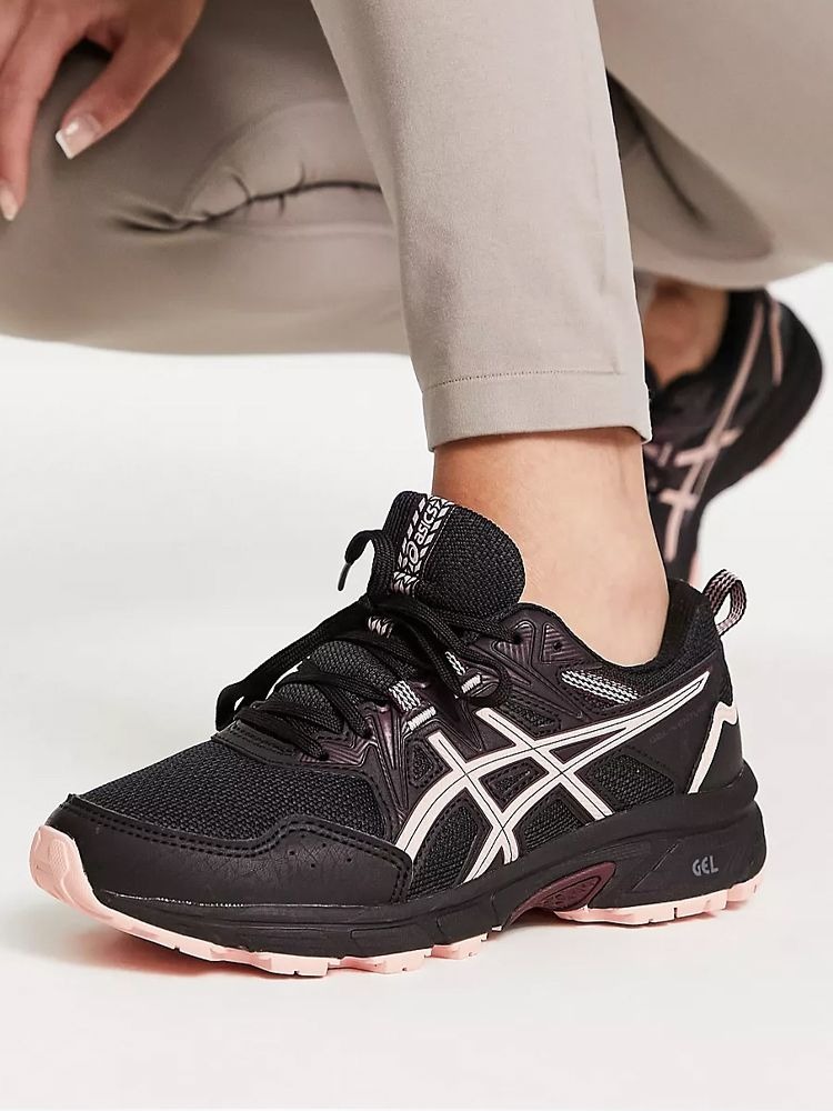 日本未入荷 Asics Gel-Venture 8 アシックス GEL-VENTURE 8 ブラックフロステッドローズ Black Frosted Rose ウィメンズ レディーススニーカー 1012A708-009｜jelly