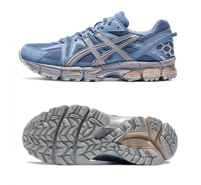 日本未入荷 ASICS GEL KAHANA8 アシックス ゲル カハナ8 Grey Blue 1011B109-400 シューズ ランニング おしゃれ かっこいい ブルー 日本に無いスニーカー 未発売スニーカー 海外限定 アイドル着用｜jelly