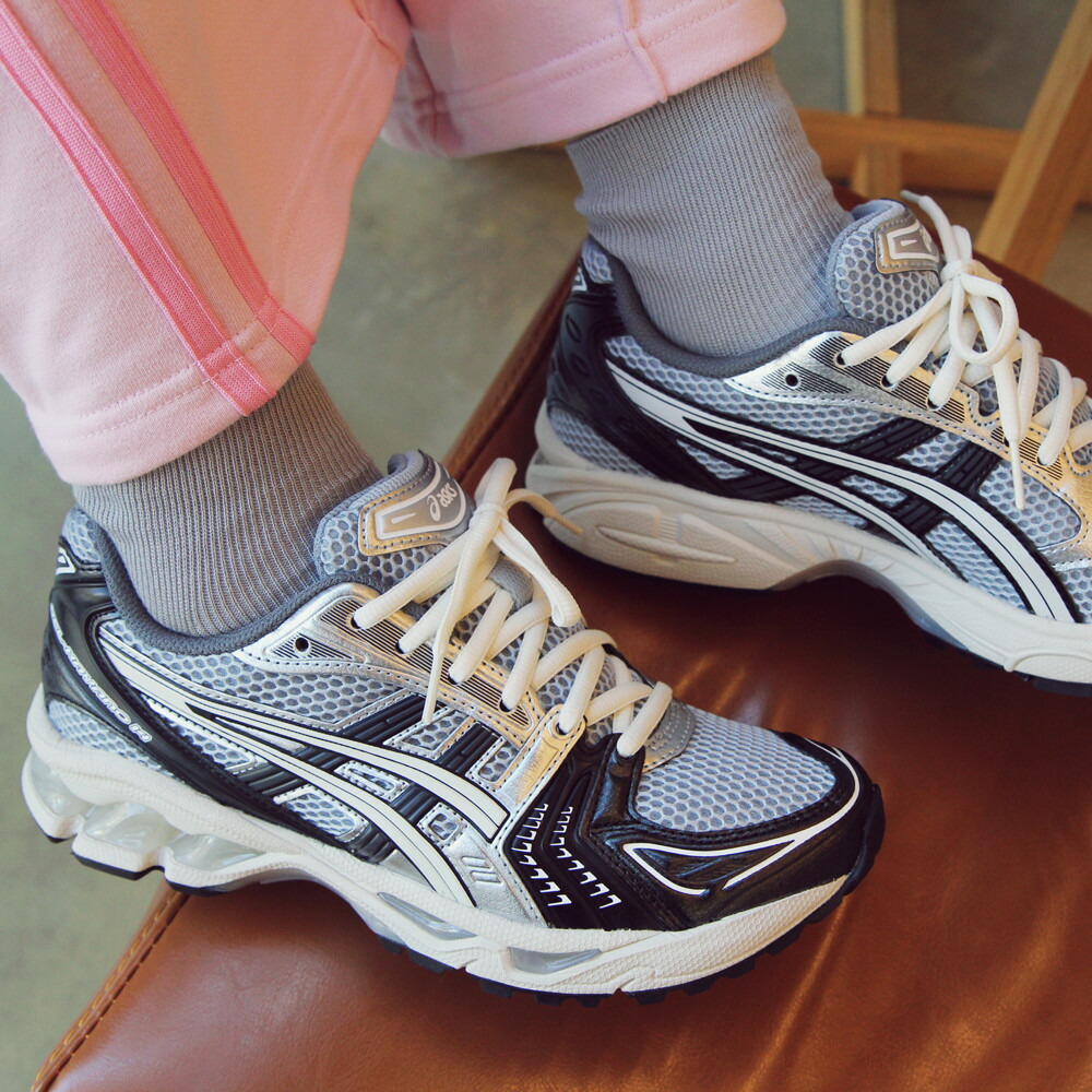 靴 ASICS GEL-KAYANO14 ASICS GEL-KAYANO 14 MAUVE GREY CREAM 1203A540-500🍦 Size