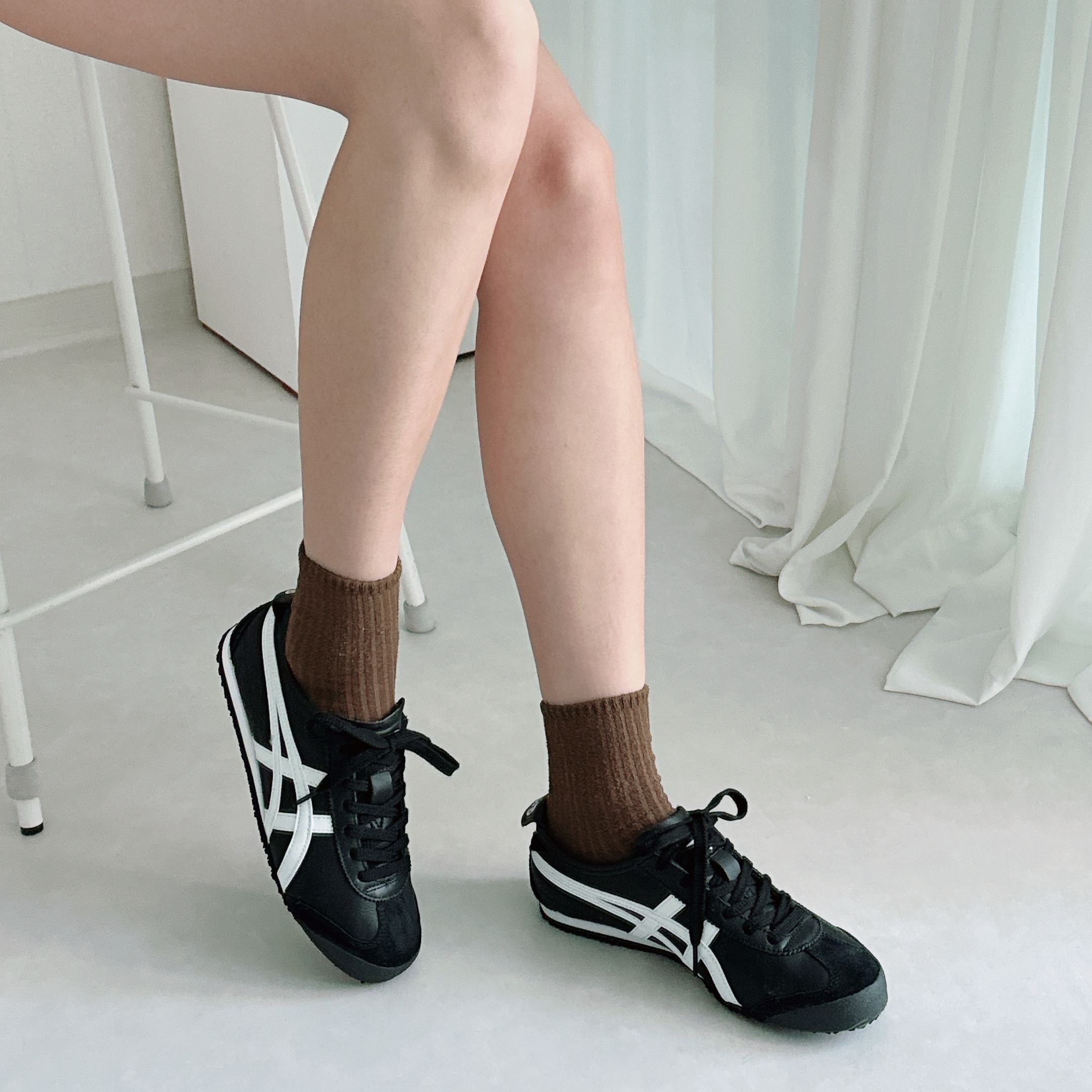 オニツカタイガー × patou ソックス　黒　Sサイズ 11月20日発売｜Patou x Onitsuka Tiger Collab collection の