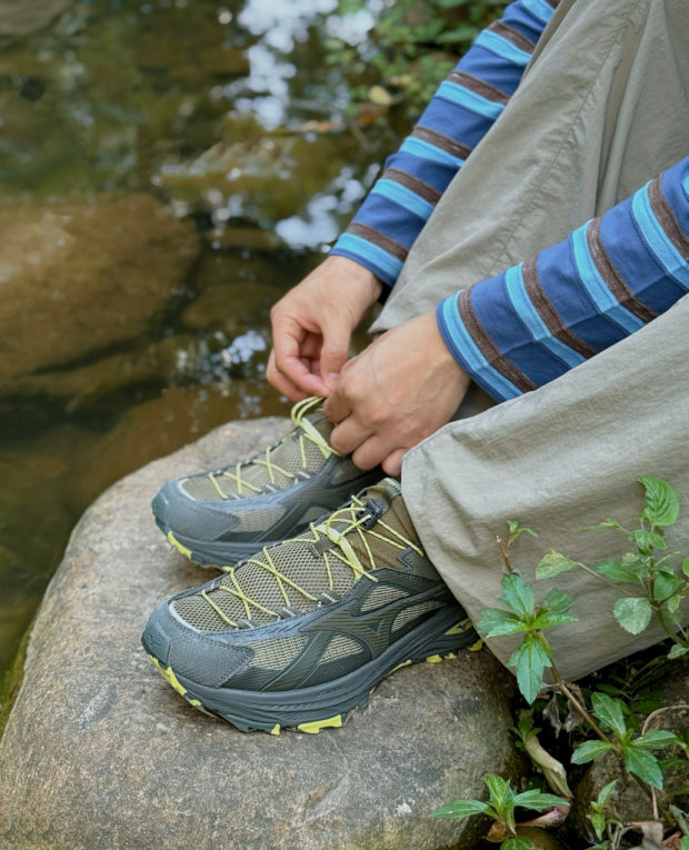 日本未入荷 Mizuno Racer Trail ミズノ レーサー トレイル オリーブ SE V2 Olive 男女兼用スニーカー 山登り靴 D1GH261202