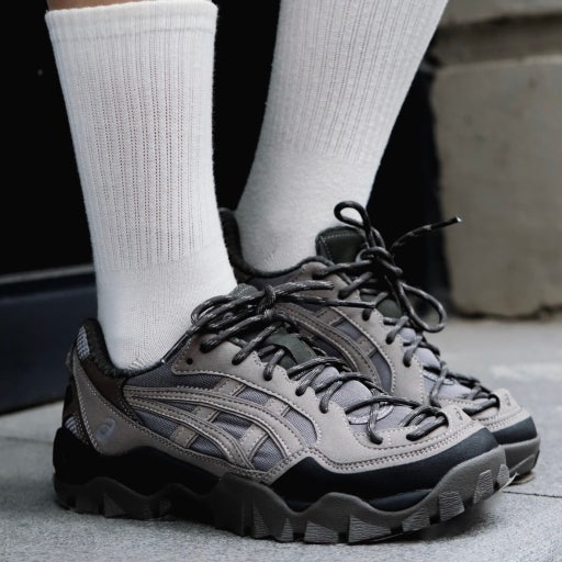 日本未入荷 ASICS Gel Pickax アシックス ゲルピックエックス 粘土薄墨色ミンクのコート  Clay Grey Mink 男女兼用スニーカー アウトドア心地好い 1203A746-020