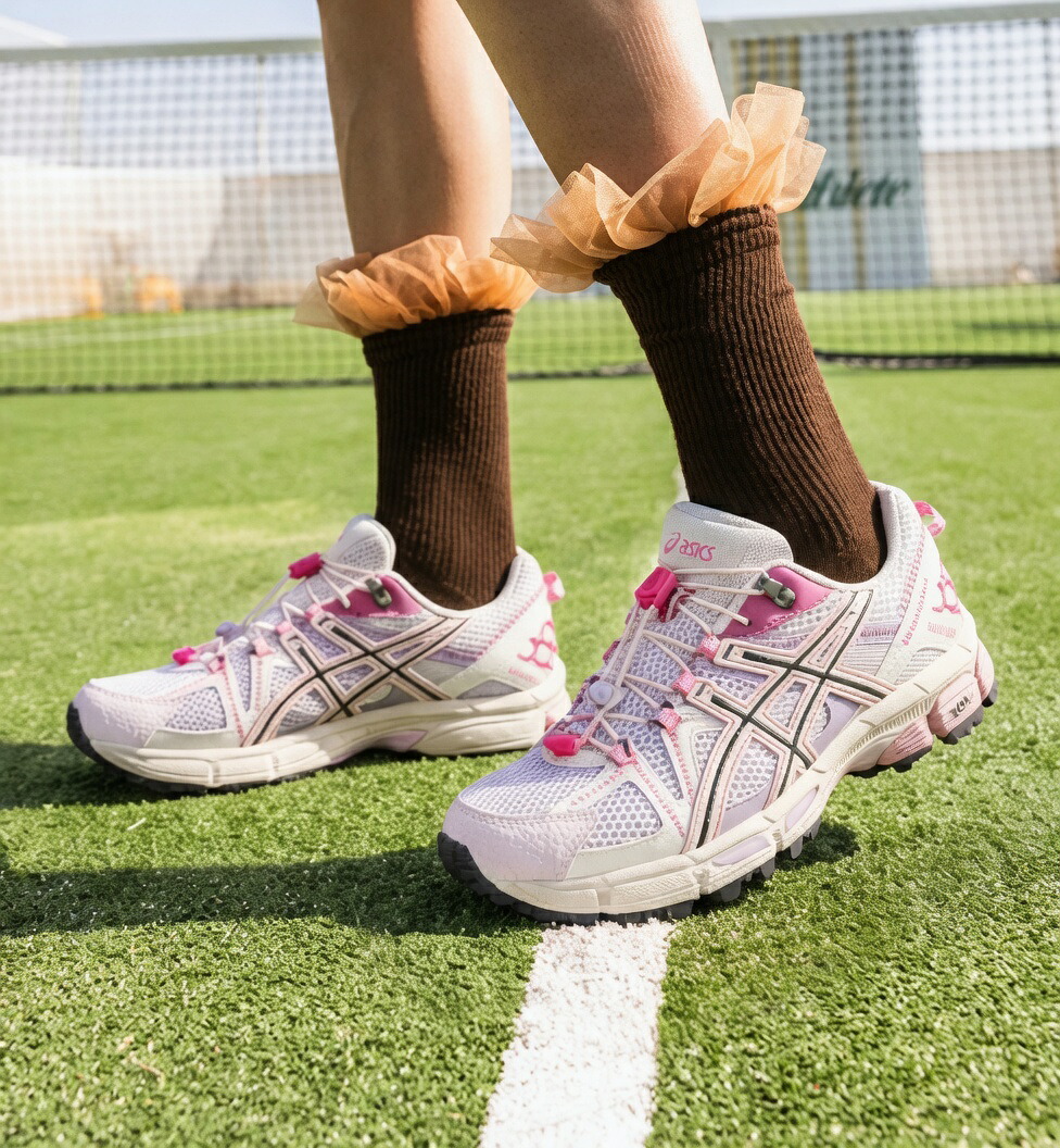 日本未入荷 Asics GEL-KAHANA  アシックス ゲルカハナ レディース アウトドアシューズ さくら色 1203b031-203