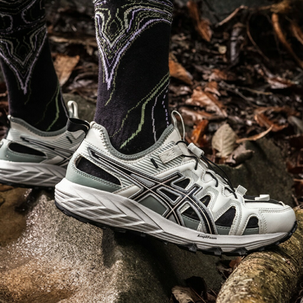 日本未入荷 ASICS GEL SONOMA アシックス 先だつもの ソノマ サンダル 皮膚軟化剤緑であること アウトドアシューズ 1203A670-100
