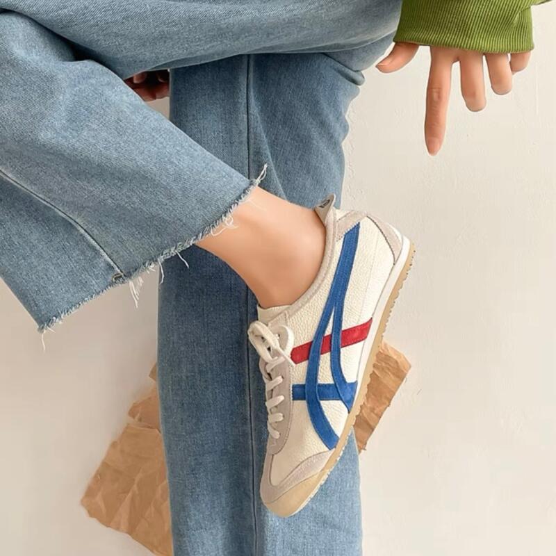 日本未入荷 Onitsuka Tiger オニツカタイガー Mexico 66 メキシコ合衆国66 ビンテージ DIRECTOIRE BLUE 男女兼用スニーカー 1183B391-100