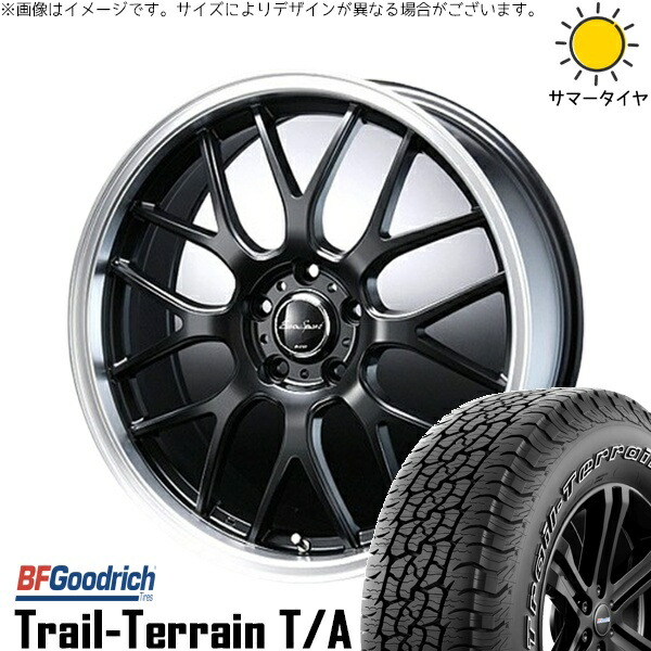 XV フォレスター 225/60R17 サマータイヤ ホイール 4本セット 新品 | BFグッドリッチ (BF Goodrich) トレイルテレーン T/A × ブレスト (BLEST) ユーロスポーツ タイプ805 セミグロスブラック 17インチ 7J +45 5穴100 117,700円