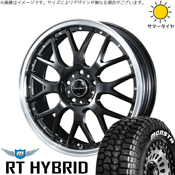 ノートオーラ 195/65R15 サマータイヤ ホイール 4本セット 新品 | モンスタタイヤ (MONSTA TYRE) RT ハイブリッド &times; ブレスト (BLEST) ユーロスポーツ タイプ815 グロスブラック 15インチ 5.5J +42 4穴100｜タイヤショップ オールテレーン