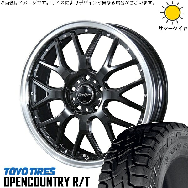 ハイゼットジャンボ 145/80R12 サマータイヤ ホイール 4本セット 新品 | トーヨータイヤ (TOYO TIRE) オープンカントリー R/T × ブレスト (BLEST) ユーロスポーツ タイプ815 グロスブラック 12インチ 4.00B +43 4穴100