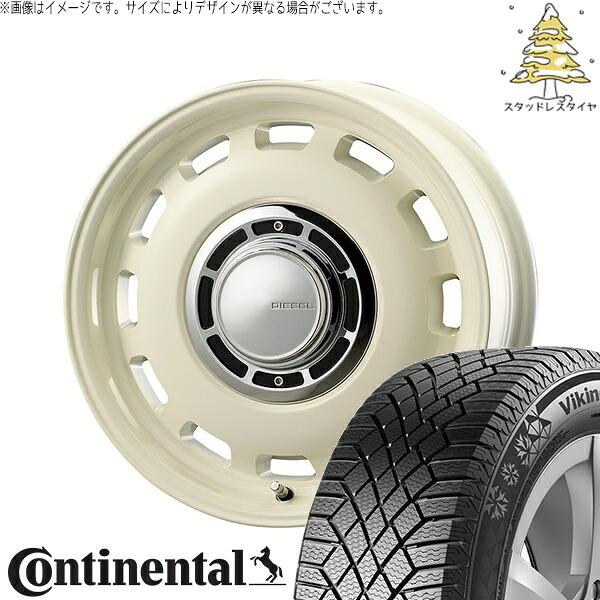 スズキ ジムニー JB64 JB23 JA22 JA12 215/70R16 スタッドレスタイヤ ホイール 4本セット 新品 | コンチネンタル (CONTINENTAL) バイキングコンタクト セブン (VikingContact7) &times; コスミック (COSMIC) クロスブラッド ディーゼル 16インチ 5.5J +20 5穴139.7｜タイヤショップ オールテレーン 103,516円