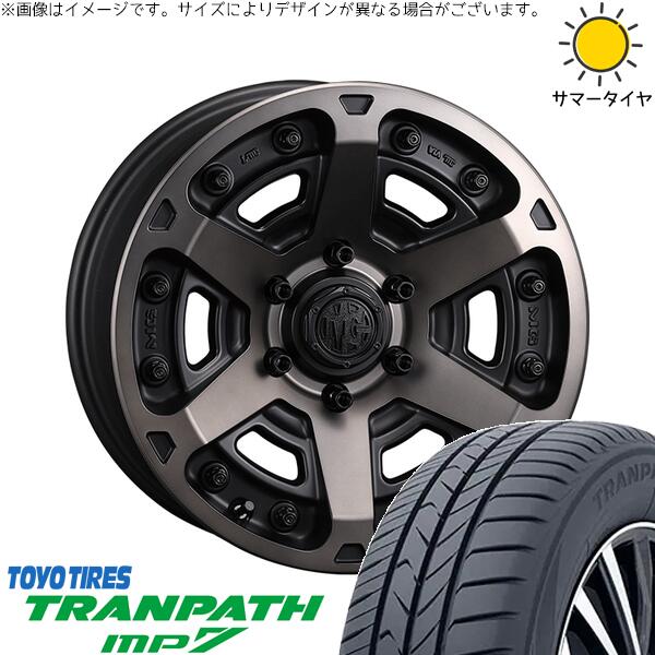 アウトランダー 225/55R18 サマータイヤ ホイール 4本セット 新品 | トーヨータイヤ (TOYO TIRE) トランパス MP7 × クリムソン (CRIMSON) マーテルギア アーマー マットブラッククリア 18インチ 8J +35 5穴114.3|タイヤショップ オールテレーン