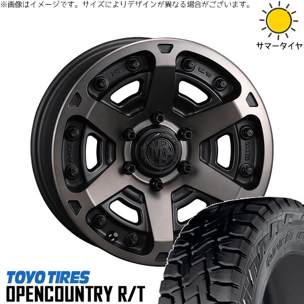 アウトランダー 225/55R18 サマータイヤ ホイール 4本セット 新品 | トーヨータイヤ (TOYO TIRE) オープンカントリー R/T × クリムソン (CRIMSON) マーテルギア アーマー マットブラッククリア 18インチ 8J +35 5穴114.3