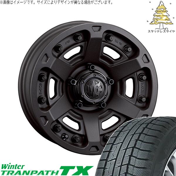スズキ ジムニー JB64 JB23 JA22 JA12 215/70R16 スタッドレスタイヤ ホイール 4本セット 新品 | トーヨータイヤ (TOYO) ウィンタートランパス TX (WinterTRANPATH TX) &times; クリムソン (CRIMSON) マーテルギア アーマー 16インチ 5.5J +20 5穴139.7｜タイヤショップ オールテレーン 111,760円