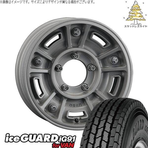 スズキ ジムニー JB64 JB23 JA22 JA12 225/70R16 スタッドレスタイヤ ホイール 4本セット 新品 | ヨコハマタイヤ (YOKOHAMA) アイスガード91 (iceGUARD91 IG91) × クリムソン (CRIMSON) ディーン BJメキシカン ショットクリア 16インチ 5.5J +20 5穴139.7