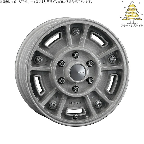 ハイエース専用 215/65R16 スタッドレスタイヤ ホイール 4本セット 新品 | おすすめ輸入タイヤ × クリムソン (CRIMSON) ディーン BJメキシカン ショットクリア 16インチ 6.5J +38 6穴139.7